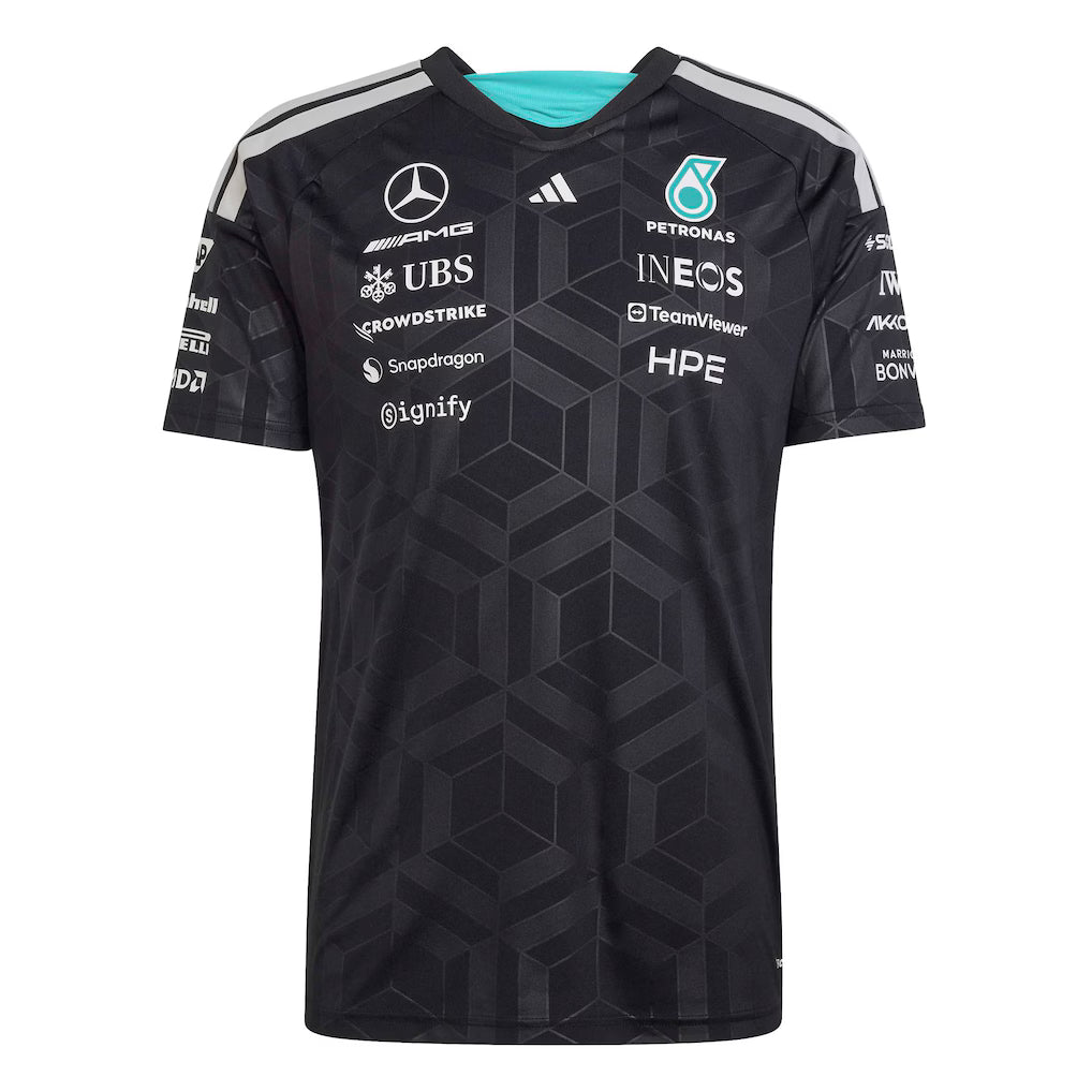 Playera Oficial Mercedes AMG Petronas Color Negro 2026