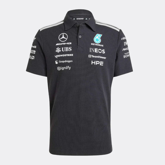 Polo H Oficial Mercedes AMG Petronas Negro 2026