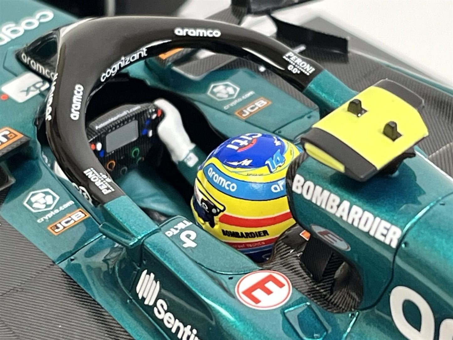 Minichamps Aston Martin Fernando Alonso Bahrain 2023