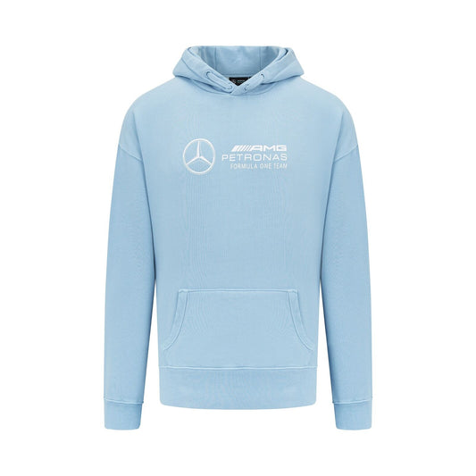 Sudadera Unisex Retro Mercedes Amg Azul Cielo