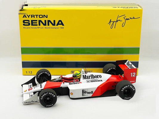 Minichamps Mclaren Mp4/4 Ayrton Senna 1988 Escala 1/12