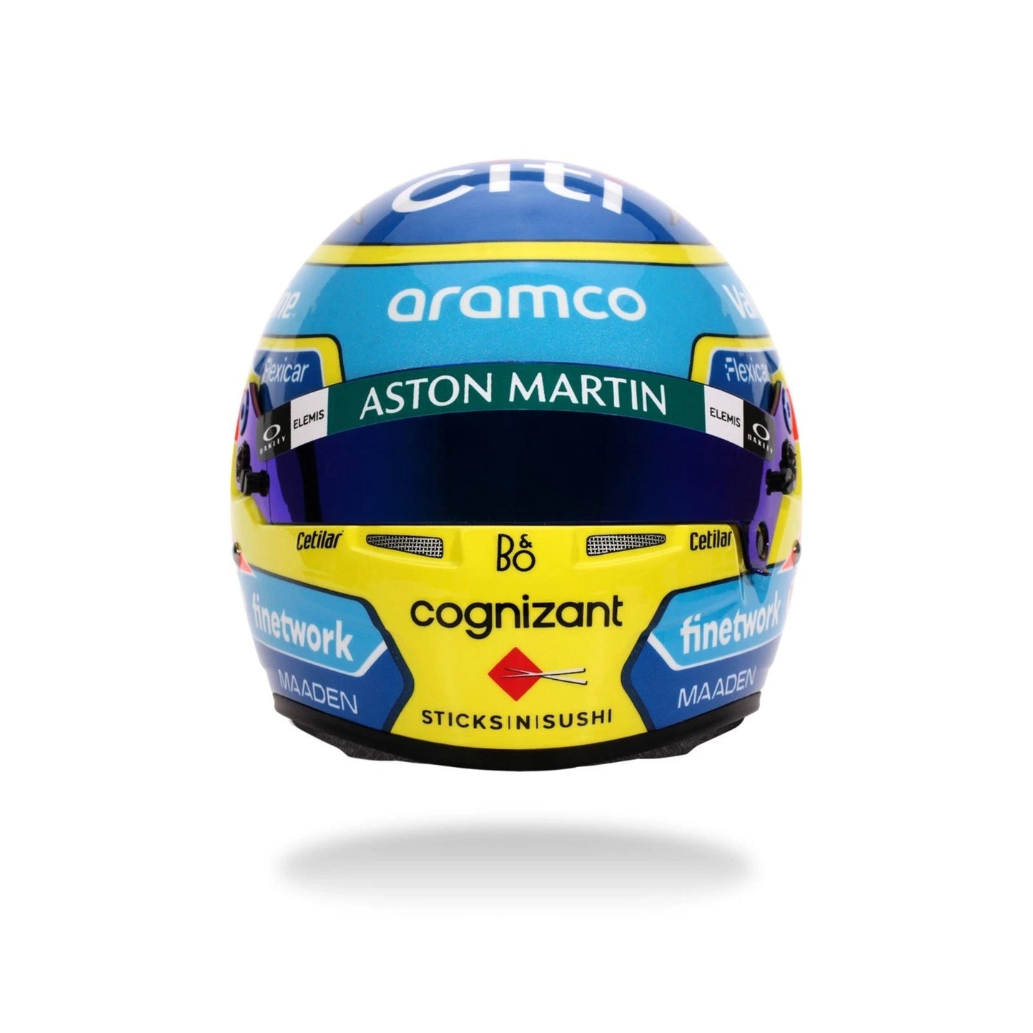 Mini Helmet Fernando Alonso Temp 2025 Escala 1/2