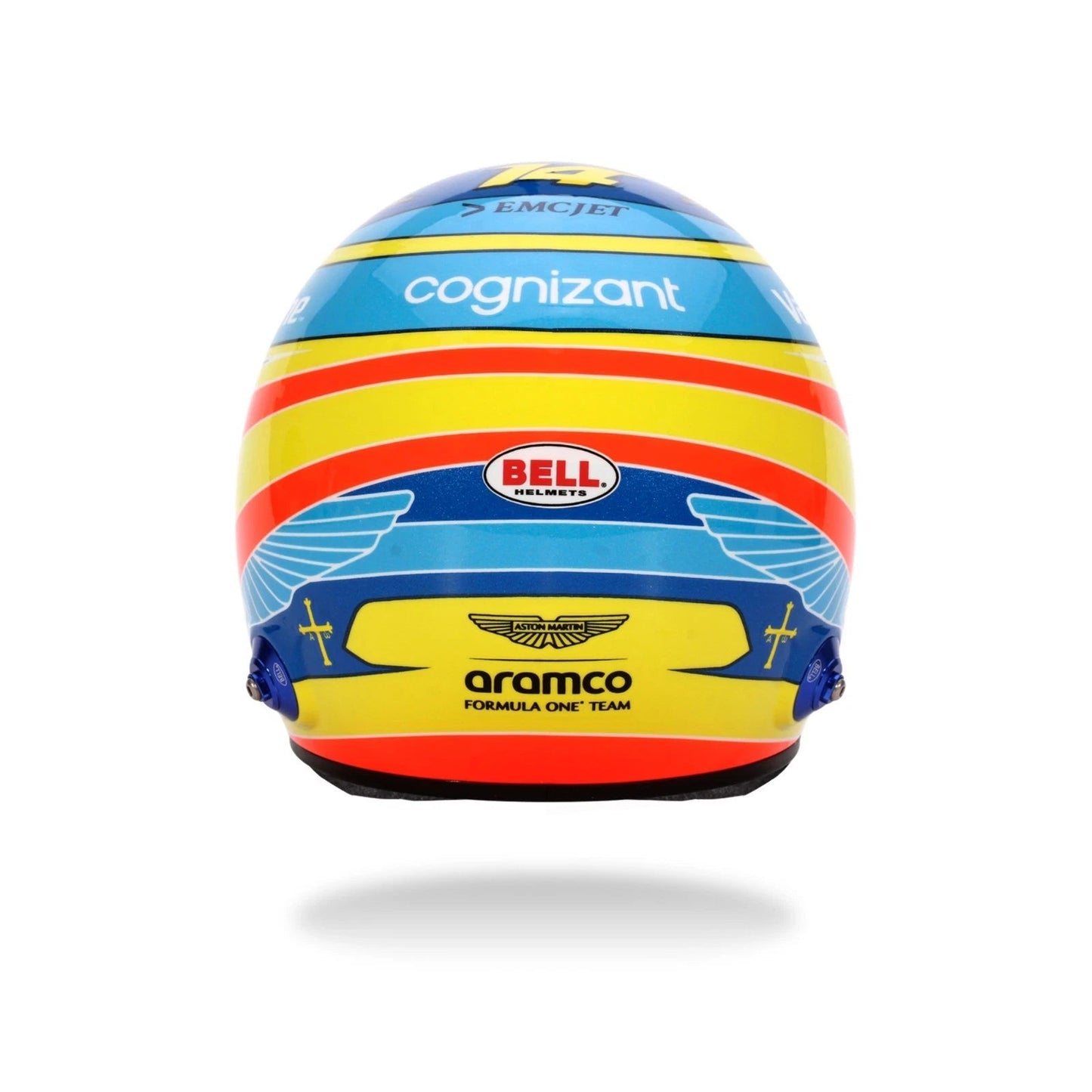 Mini Helmet Fernando Alonso Temp 2025 Escala 1/2