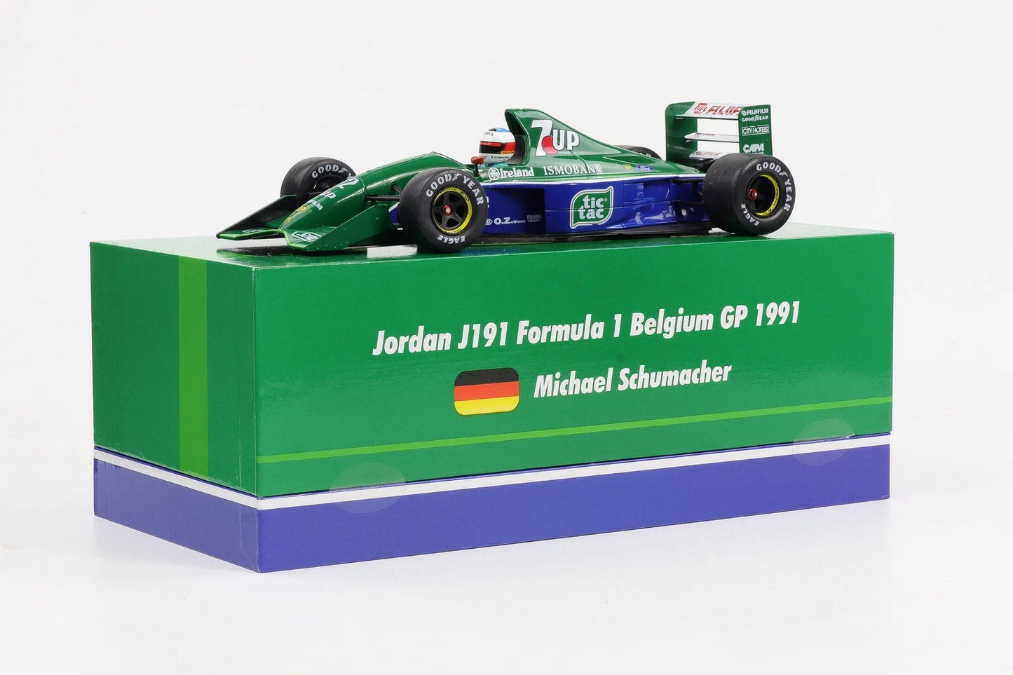 Werk83 Jordan J191 Michael Schumacher GP Belgica 1991 1/18