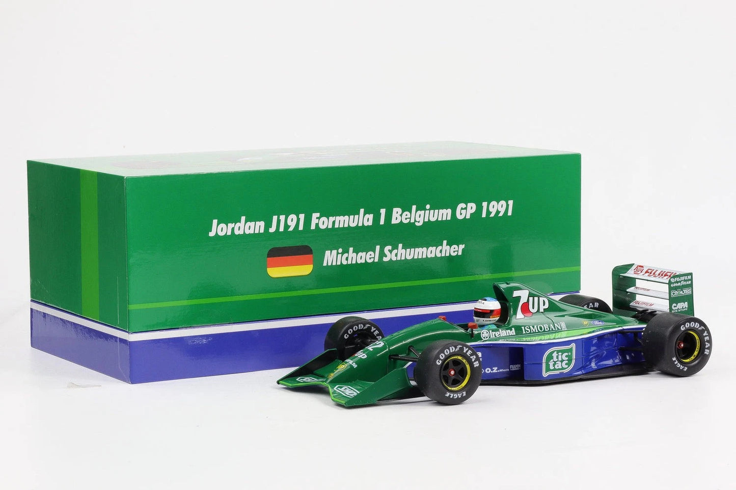 Werk83 Jordan J191 Michael Schumacher GP Belgica 1991 1/18