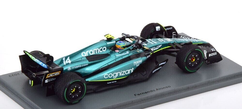 Spark Aston Martin AMR23 Monaco 2023 - Fernando Alonso 1/43