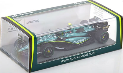 Spark Aston Martin AMR23 Monaco 2023 - Fernando Alonso 1/43