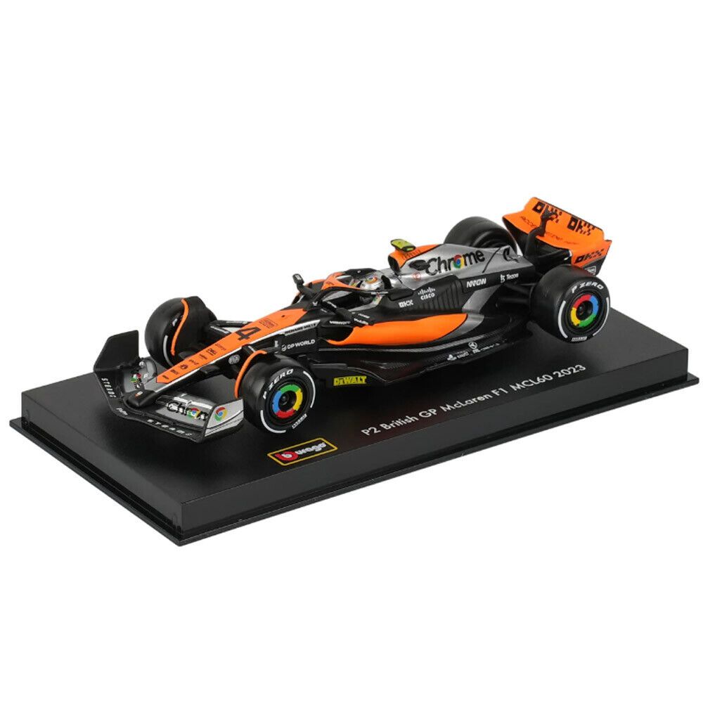 Bburago Mclaren Mcl60 British - Lando Norris 1/43 Acrilico