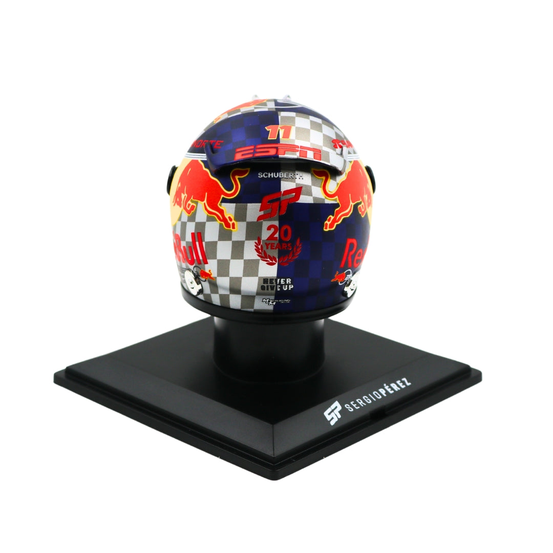 Mini Helmet Sergio Perez Gp Silverstone 2024 Escala 1/4