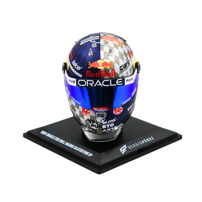 Mini Helmet Sergio Perez Gp Silverstone 2024 Escala 1/4