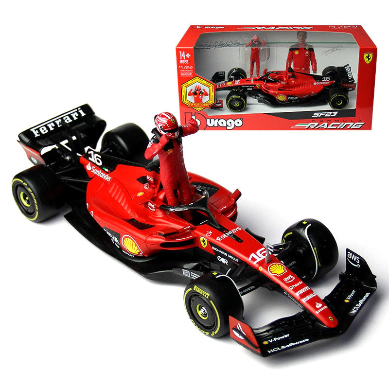 Bburago Ferrari Sf23 Fig Carlos Sainz 1/24